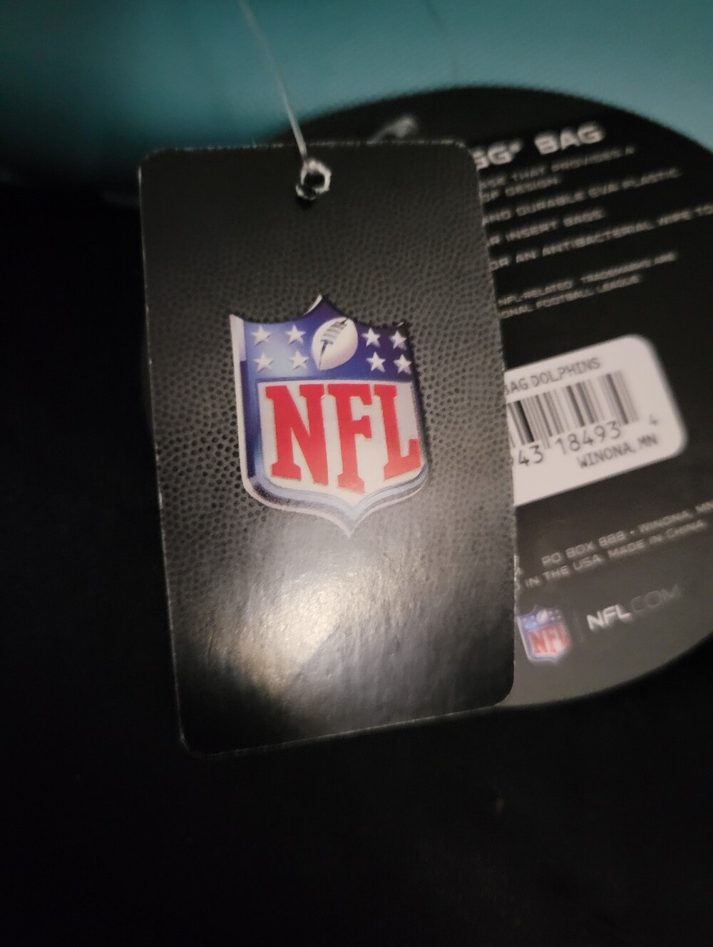 Bogg Bag NFL Miami Dolphins Teal Tote XL - Picture 4 of 8